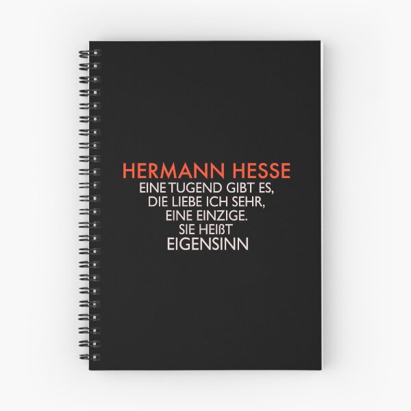 Item preview, Hermann Hesse Eigensinn Zitat designed and sold by Boogosh.