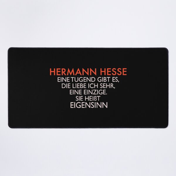 Item preview, Hermann Hesse Eigensinn Zitat designed and sold by Boogosh.