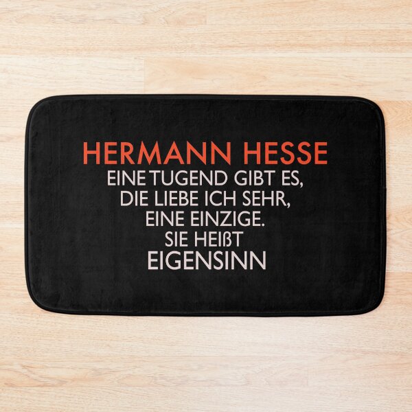 Item preview, Hermann Hesse Eigensinn Zitat designed and sold by Boogosh.