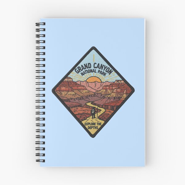 Item preview, Grand Canyon National Park Explore The Depths Tourist Embroidery Patch Style designed and sold by LittleArij.