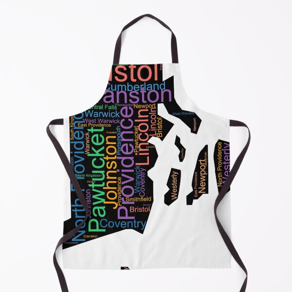 Item preview, Rhode Island Word Art With Cities designed and sold by TheIconSmith.