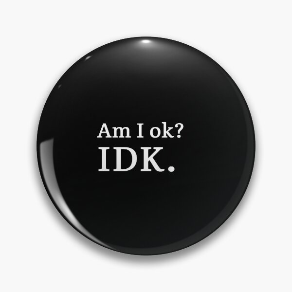 Item preview, Am I ok? IDK. (white version) designed and sold by Hi-kari.