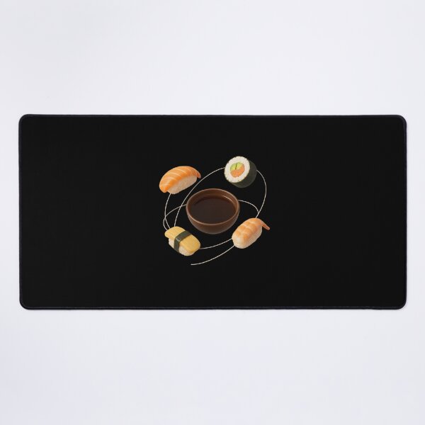 Item preview, Floating Sushi Orbiting Soy Sauce | Fun Food Art Design designed and sold by Moons Studio.
