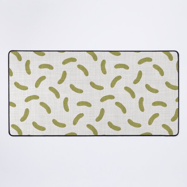 Item preview, Cute Tossed Pickles on White Linen Look Background designed and sold by piptompatternco.