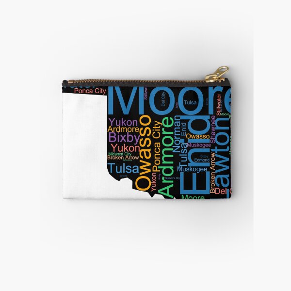 Item preview, Oklahoma Word Art With Cities designed and sold by TheIconSmith.
