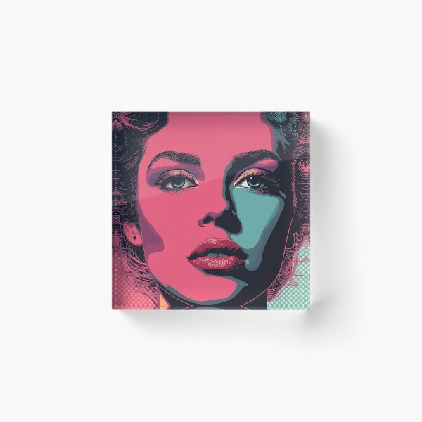 Item preview, Pop Art Portret – Abstract Klassiek designed and sold by snoezelstudio.