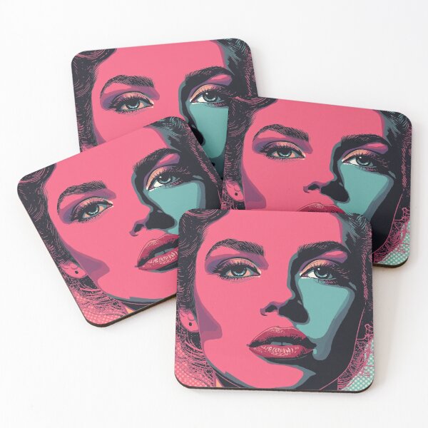 Item preview, Pop Art Portret – Abstract Klassiek designed and sold by snoezelstudio.