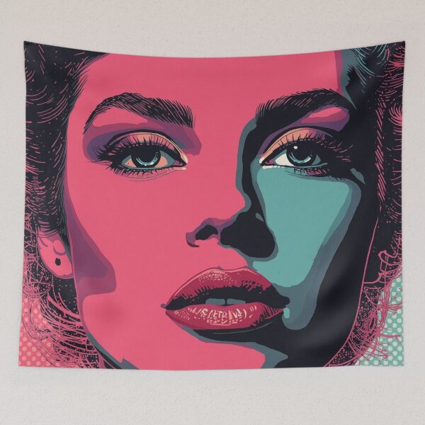 Item preview, Pop Art Portret – Abstract Klassiek designed and sold by snoezelstudio.
