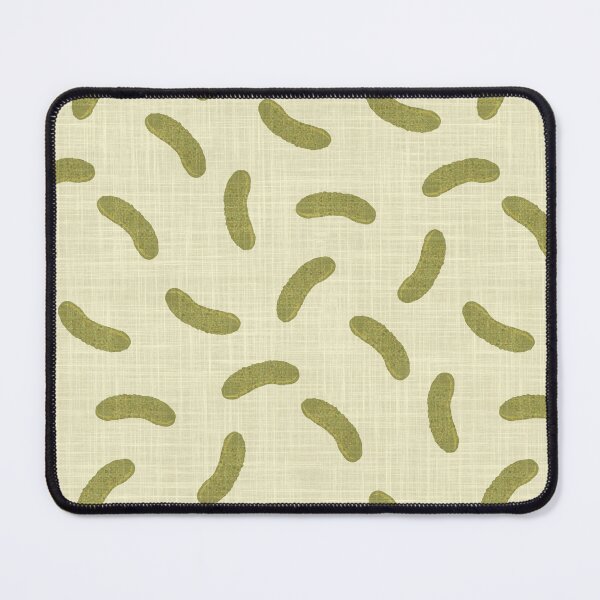Item preview, Cute Tossed Pickles on Cream Linen Look Background designed and sold by piptompatternco.
