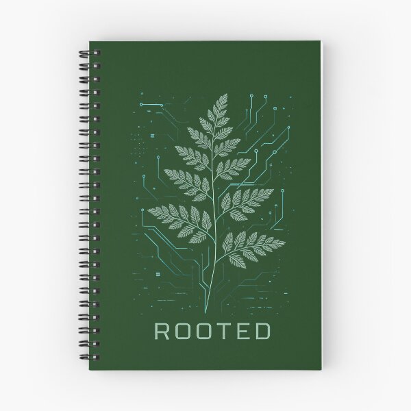 Item preview, Rooted Tech Nature Fusion Minimalist Design designed and sold by Punnyverse.