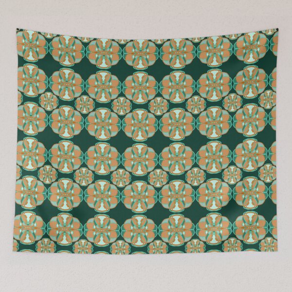 Item preview, Mandala Design Teal and Orange designed and sold by GeoGoose.