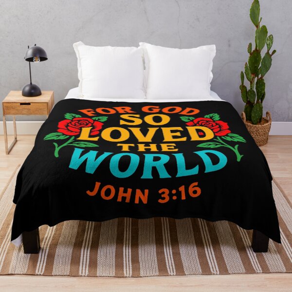 Item preview, John 3:16 For God So Loved The World designed and sold by plushism.