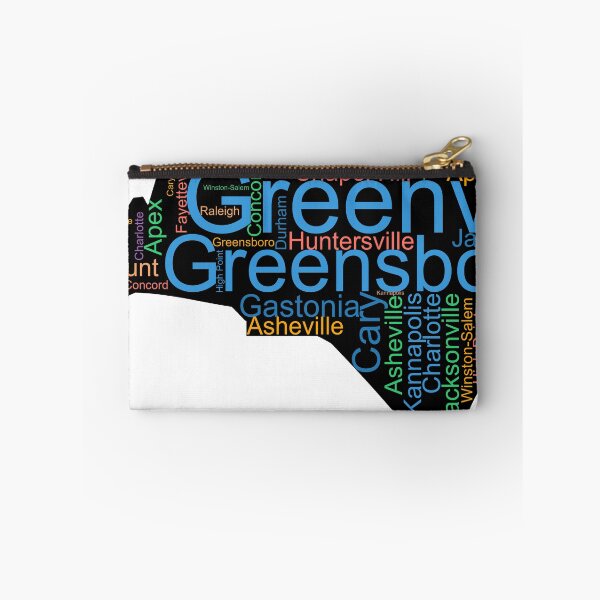 Item preview, North Carolina Word Art With Cities designed and sold by TheIconSmith.