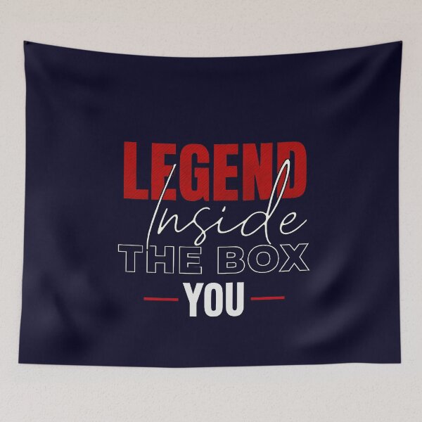 Item preview, LEGEND Inside the Box – Motivational Typography for Bold Thinkers and Creative Rebels designed and sold by ArteeInnovation.