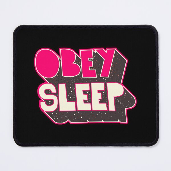 Item preview, Obey and Sleep – Dystopia Typo Art designed and sold by Boogosh.