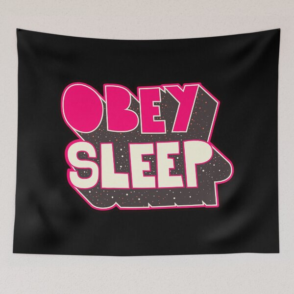 Item preview, Obey and Sleep – Dystopia Typo Art designed and sold by Boogosh.