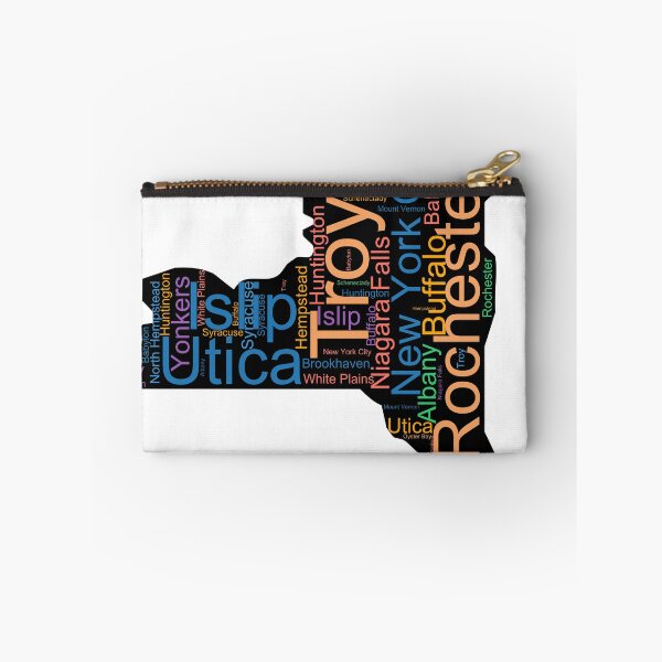 Item preview, New York Word Art With Cities designed and sold by TheIconSmith.