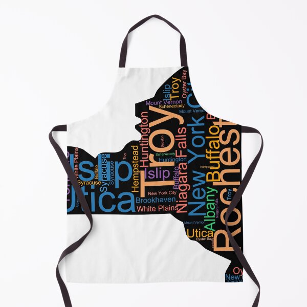 Item preview, New York Word Art With Cities designed and sold by TheIconSmith.