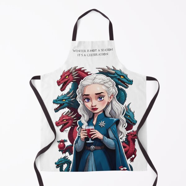 Item preview, Young Woman With Silver Hair And Dragons Cartoon designed and sold by LisaTumi.art.