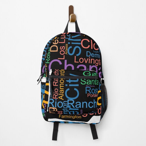 Item preview, New Mexico Word Art With Cities designed and sold by TheIconSmith.