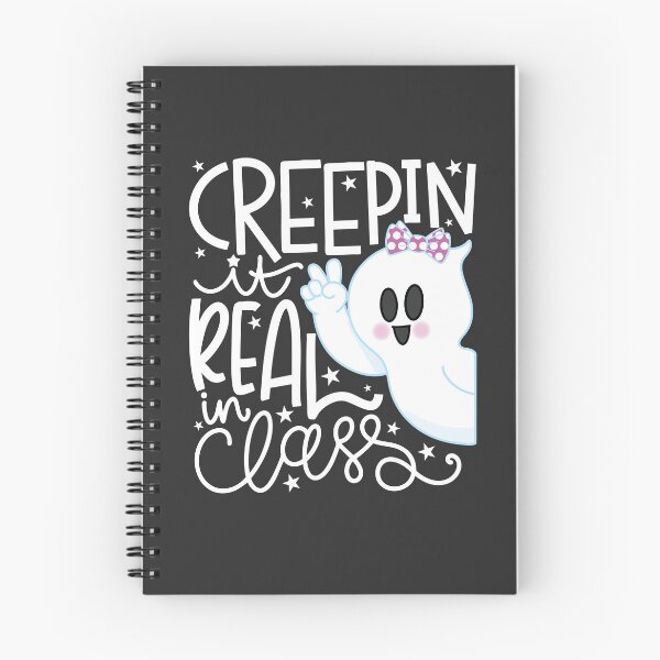 Item preview, Creepin’ It Real in Class – Cute Ghost Teacher White Design designed and sold by Educlips.