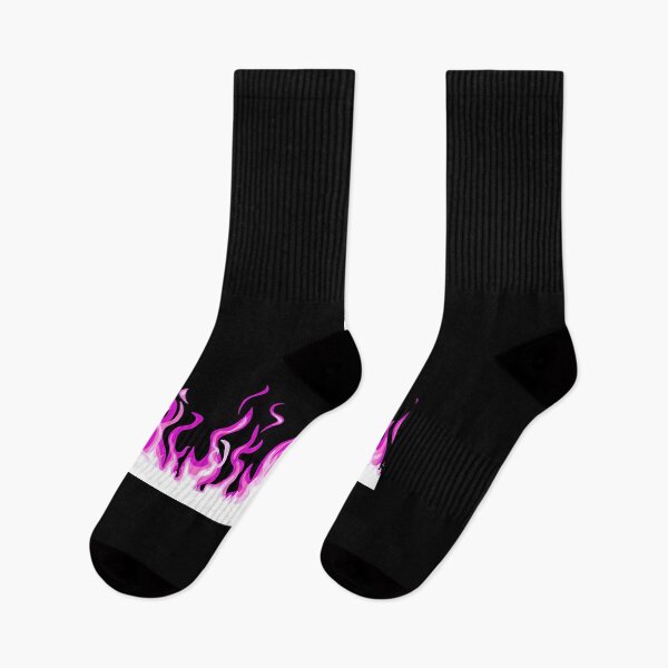 Item preview, Edge Of Old School Punk Flames Pink And Black designed and sold by ModaPriNTonv.