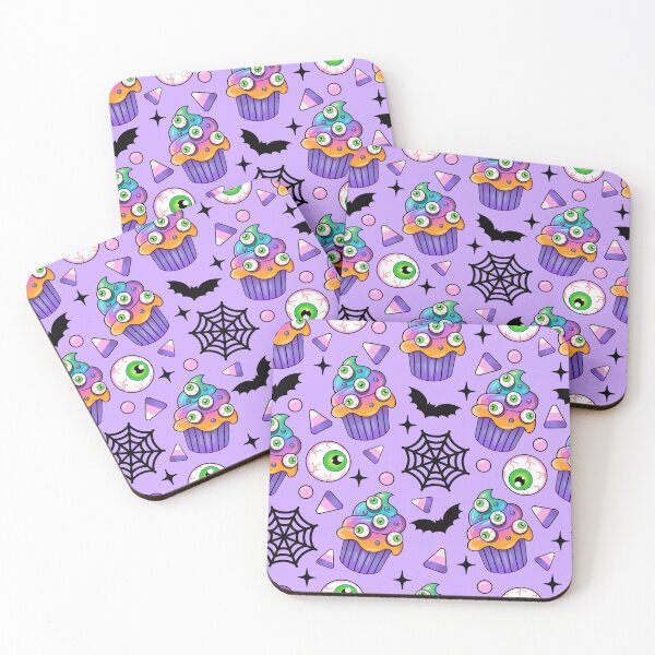 Item preview, Eyeball Cupcakes Seamless Pattern - Spooky Halloween Cake designed and sold by GlitterArtySVG.