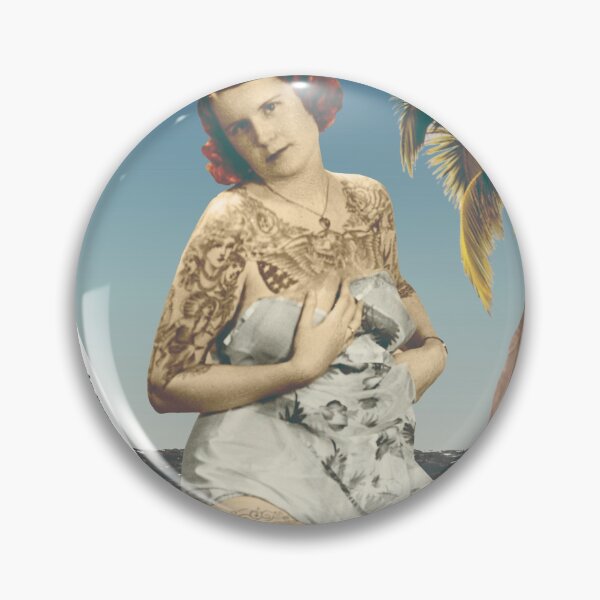 Item preview, Gorgeous Tattooed Woman As Aphrodite Digital Collage designed and sold by Julia Sol.