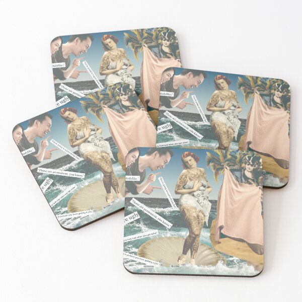 Item preview, Gorgeous Tattooed Woman As Aphrodite Digital Collage designed and sold by Julia Sol.