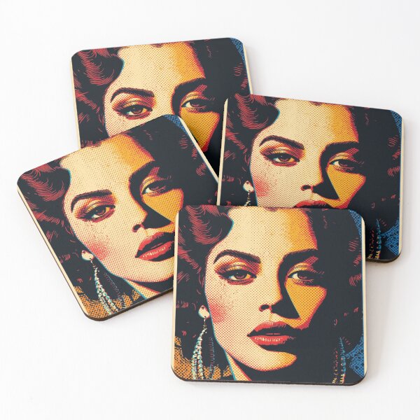 Item preview, Retro Pop Art Vrouw – Vintage Halftone Portret in Comic Stij designed and sold by snoezelstudio.