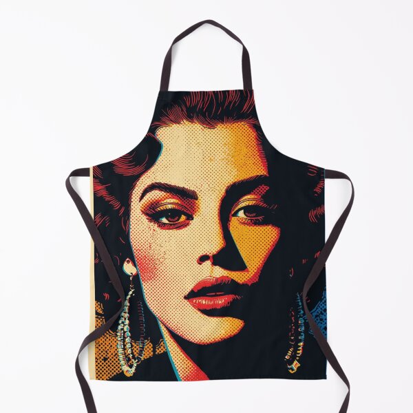 Item preview, Retro Pop Art Vrouw – Vintage Halftone Portret in Comic Stij designed and sold by snoezelstudio.