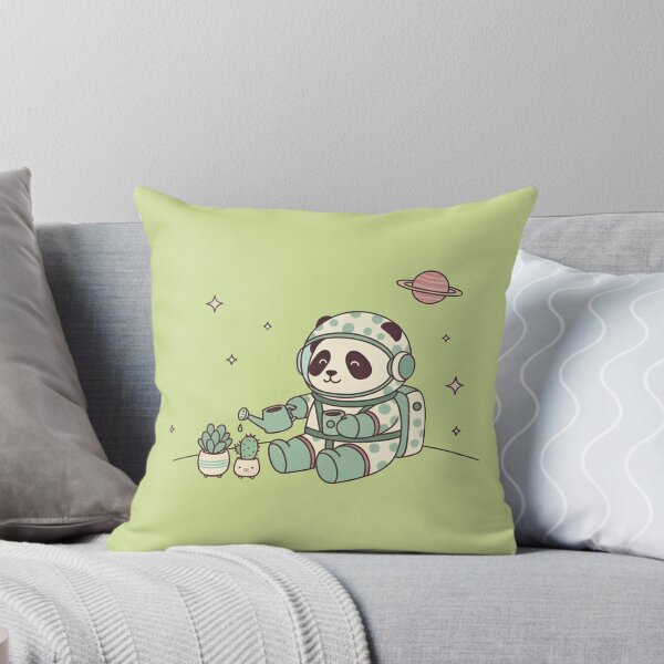 Item preview, Cozy Space Panda Gardener | Cute Pastel 90s Kawaii Astronaut designed and sold by cozy corner co. .