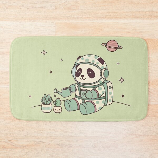 Item preview, Cozy Space Panda Gardener | Cute Pastel 90s Kawaii Astronaut designed and sold by cozy corner co. .