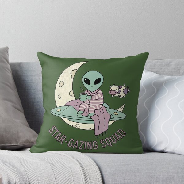 Item preview, Star-Gazing Squad Alien Pattern &​ Sticker​- Cozy Aesthetic designed and sold by cozy corner co. .