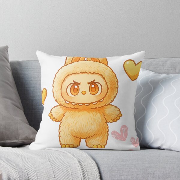 Item preview, Cute Labubu Bunny – Adorable Yellow Fluffy Character Design designed and sold by BushraDesgin.