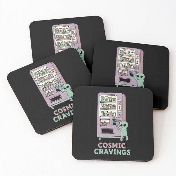 Item preview, Cosmic Cravings Alien Vending Machine Pattern  & Sticker  designed and sold by cozy corner co. .