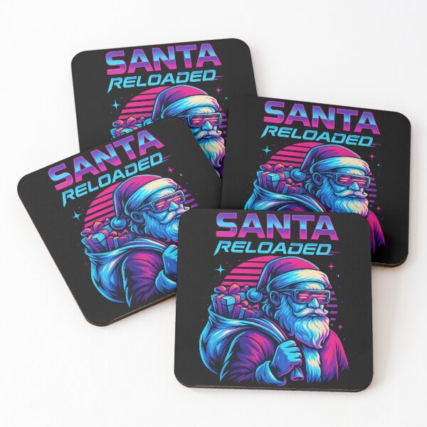 Item preview, Neon Santa Reloaded – Cyber Christmas Vibes designed and sold by ArcadiaSilence.