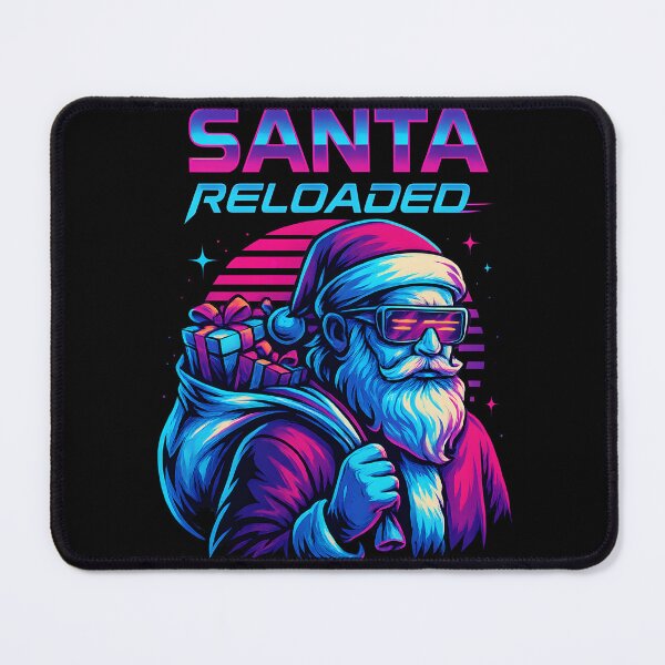 Item preview, Neon Santa Reloaded – Cyber Christmas Vibes designed and sold by ArcadiaSilence.