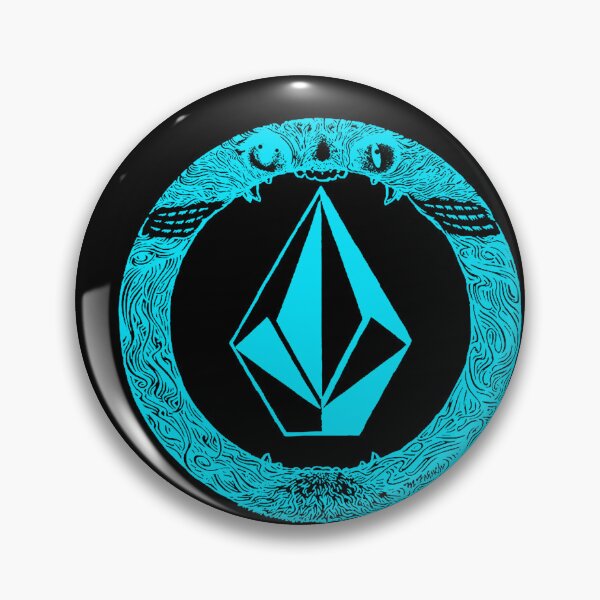 Item preview, Blue Crystal Stone Inside a Patterned Circle designed and sold by Orinoriant.
