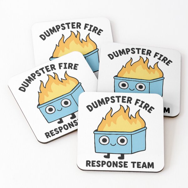 Item preview, Dumpster Fire Response Team Funny Meme designed and sold by Mason-Pride.