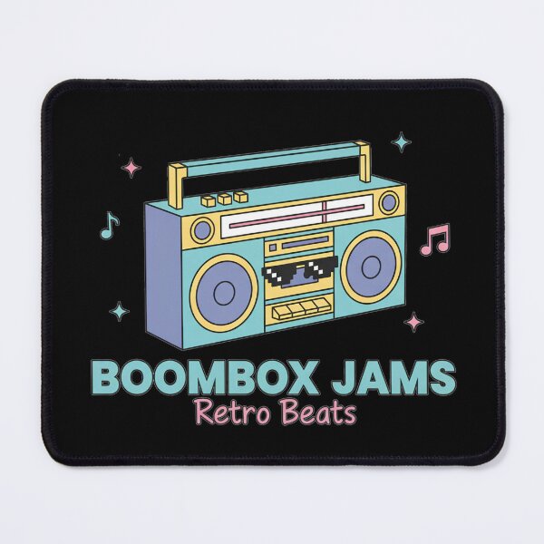Item preview, 90s Boombox Jams Pattern Design&Sticker designed and sold by cozy corner co. .