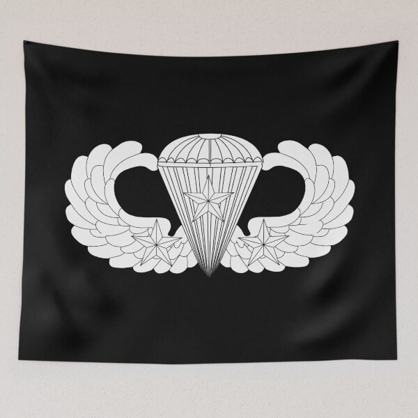 Item preview, Badge - Army - Parachutist - Basic - 3 Combat Star - LA X 300 designed and sold by Military Insignia Products.