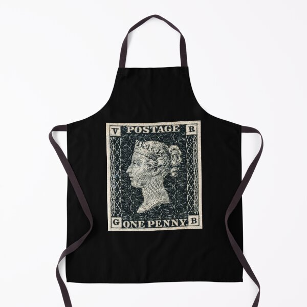 Item preview, Penny Black, the world's first postage stamp 1840, portrait of the young Queen Victoria designed and sold by Schulz Lightprint Studio.