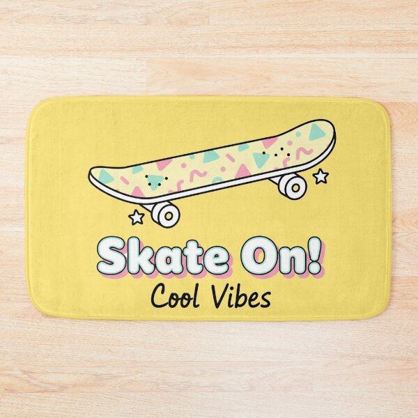 Item preview, Rad 90s Skateboard Pattern​&Sticker​ - Pastel Pop Retro 80s Minimalist Cool Vibes designed and sold by cozy corner co. .