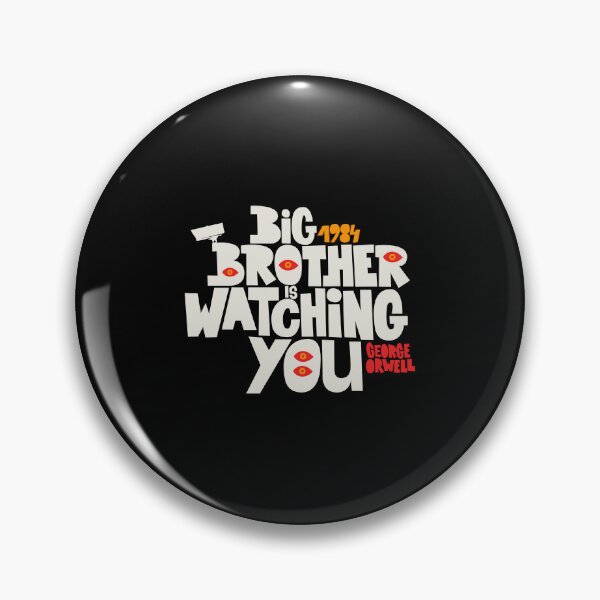 Item preview, Big Brother Is Watching You – Orwellian Dystopia Design  designed and sold by Boogosh.