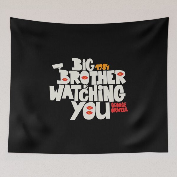 Item preview, Big Brother Is Watching You – Orwellian Dystopia Design  designed and sold by Boogosh.