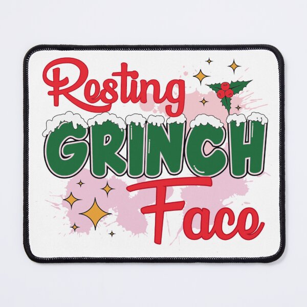 Item preview, Resting Grinch Face T-Shirt | Funny Christmas 2025 Meme Tee | Holiday Family Humor Shirt | Grinch Lover Gift designed and sold by sweary12.