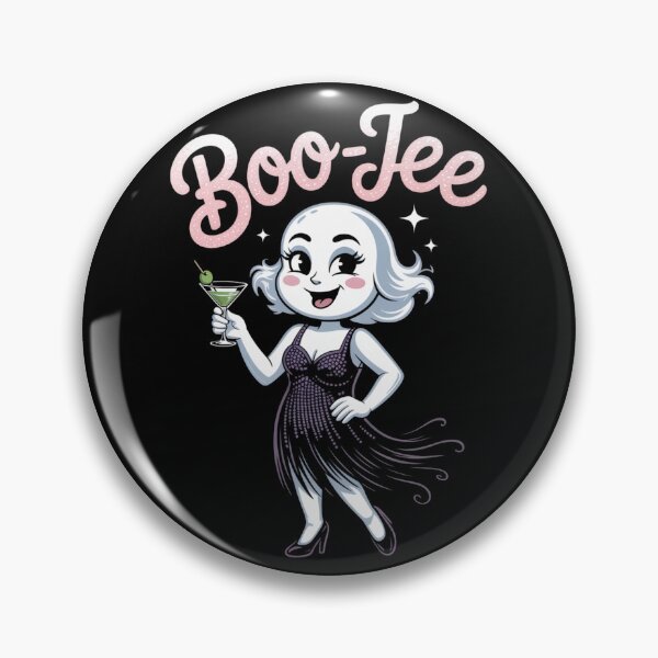 Item preview, Boo-Jee Glam Flapper Ghost Martini Boujee Halloween Party designed and sold by DarylWelsh2024.