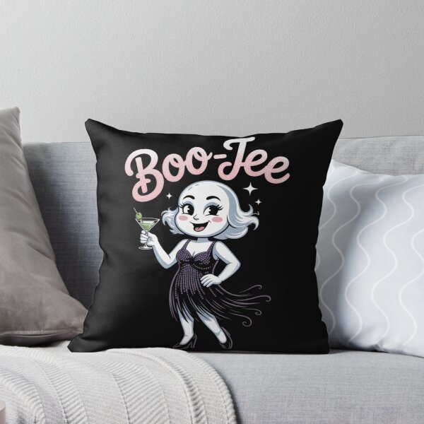 Item preview, Boo-Jee Glam Flapper Ghost Martini Boujee Halloween Party designed and sold by DarylWelsh2024.
