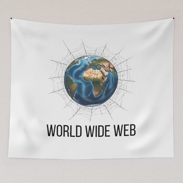 Item preview, World Wide Web - Giant Cobweb Around the Earth designed and sold by DoingMaths.